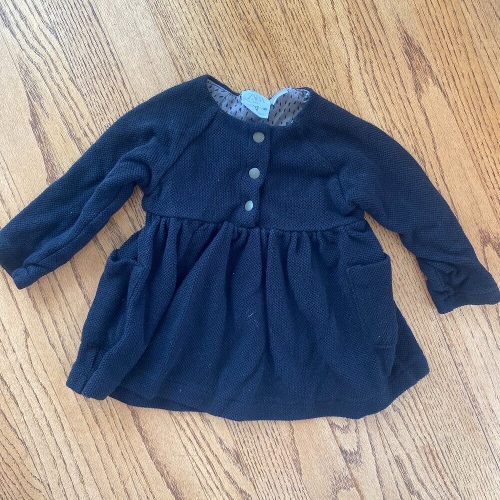 Zara black baby dress